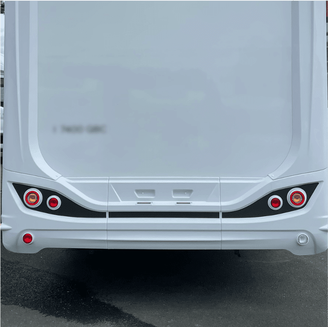 Auvent De Porte Arrière Pour Camping-car - Store D'ombrage, Protection Solaire Et Vent, Toile Oxford, Facile à Installer